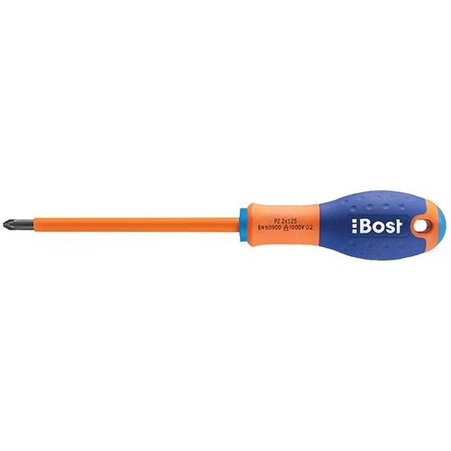 Tournevis BOST - Lame cruciforme Pozidriv Expert isolé 1000V - 5 X 100 mm - 626210