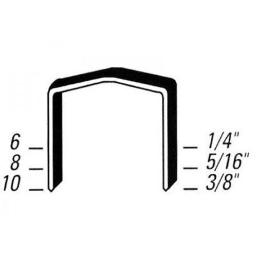 Agrafes STCR H.12 mm - BOSTITCH - Boîte de 5000 - STCR501912