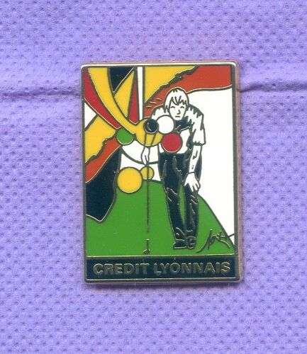 Superbe Pins Banque Credit Lyonnais Golf Zamac Decat P503