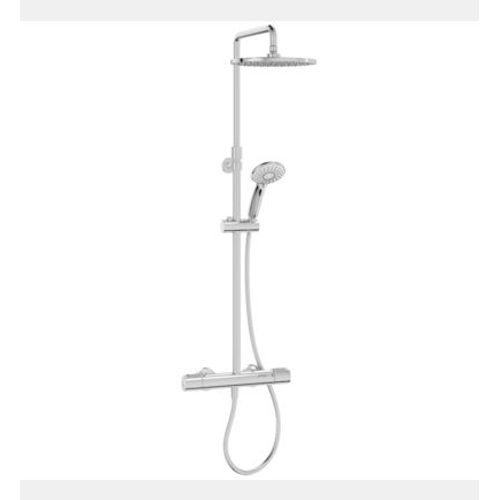 Jacob Delafon - Colonne de douche thermostatique JACOB DELAFON Juliette chromé  - Rose