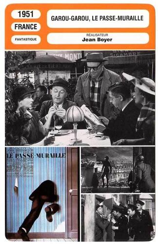 Fiche Monsieur Cinema Garou-Garou, Le Passe-Muraille