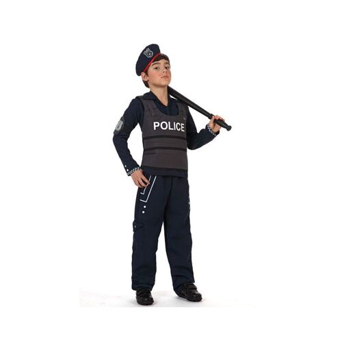 Déguisement De Policier Pour Enfants De 3 À 4 Ans (Taille 3-4a)