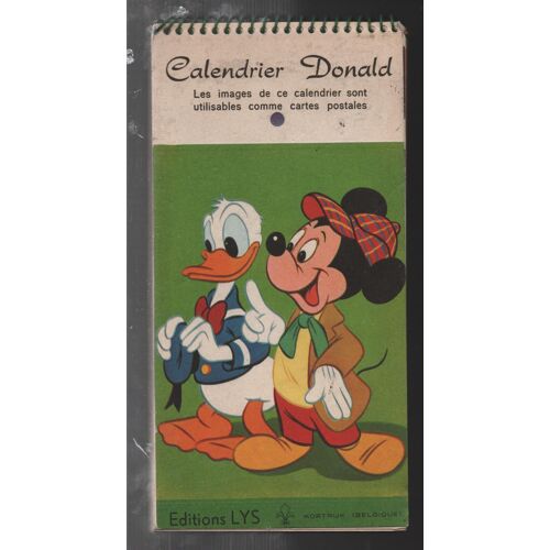 Calendrier Donald 1968