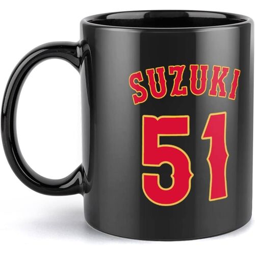 N ¡Ã 51 Suzuki Seiya Mug Baseball Support Tasse ¿¿ Caf¿¿ En C¿¿Ramique Pour Le Bureau ¿¿ Domicile Cadeau De Mode 330 Ml