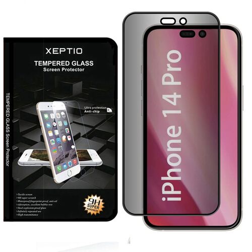 Protection d'écran vitre espion pour Apple iPhone 14 6,1 pouces en Verre trempé - Tempered Glass Protecteur d'écran de confidentialité - XEPTIO