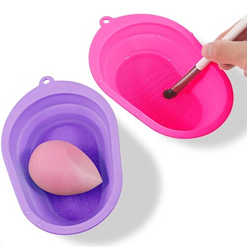 Tapis De Nettoyage De Pinceau De Maquillage. Nettoyant Silicone Brosse De Maquillage. Brosse Cosmétique