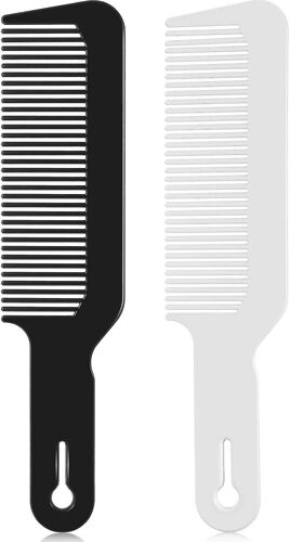 Almi 2 Pièces Clipper Peignes Barbier Peignes Résistant À La Chaleur Flat Top Peigne Coiffure