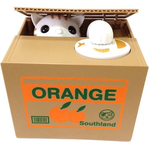 Almi Mignon Voler des pièces Cents Penny Cat Money Box Économiser de l'argent Collecter de l'argent Piggy Bank Cadeau