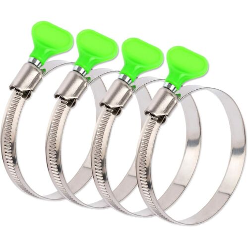 Pince de tuyau de clé - 4pcs - Acier inoxydable réglable