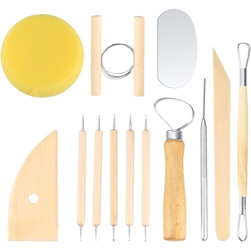 Autres Outils Spécialisés Ensemble D'outils De Poterie De 12 Pièces, Poterie De Sculpture En Argile