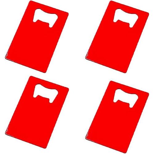 Ouvre-Bouteille 4pcs. Ouvre-Bouteille Créatif En Acier Inoxydable Pour Cartes À Jouer Cadeau