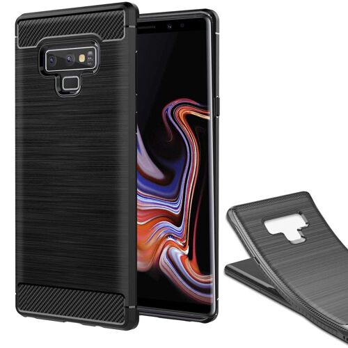 Samsung Galaxy Note 9 Coque De Protection Tpu Brossée Carbon Fiber Antichoc Note9 Smartphone 2018 - Accessoires Pochette Exceptional Case ¿