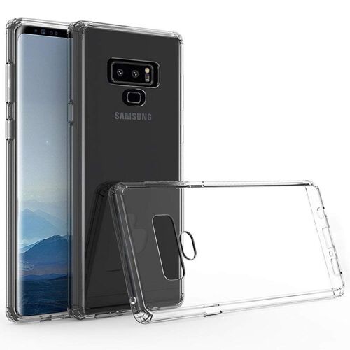 Coque Bumper Transparent Samsung Galaxy Note 9 - Etui Fin Gel de Protection en TPU Gel Silicone Invisible Antichoc Slim Bords renforcés - Accessoires Pochette Note9 : Exceptional Case