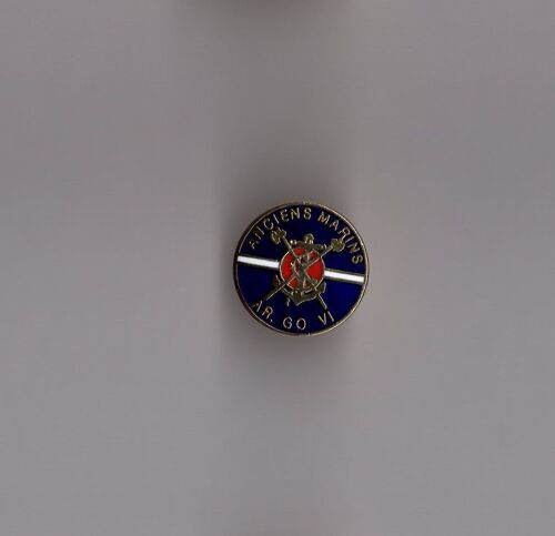 Pin's Armée - Marine / Anciens Marins Ar Go Vi Arnouville Gonesse Et Villiers Le Bel (Egf Doré) Diamètre: 1,7 Cm