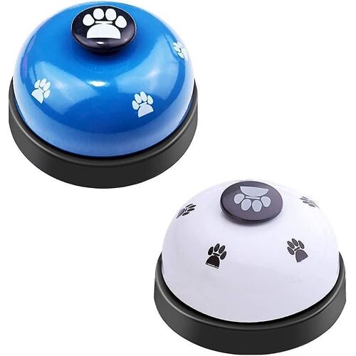 2 cloches de dressage d'animaux de compagnie pour chiens chats, sonnettes pour cadeau de communication de pot