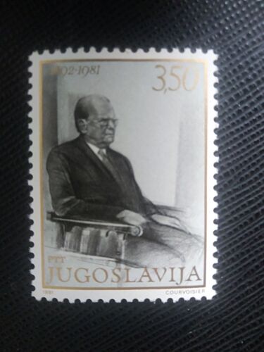 Timbre Yougoslavie Yt 1772 89e Anniversaire De La Naissance De Josip Broz (Tito) 1981 ( 030906 )