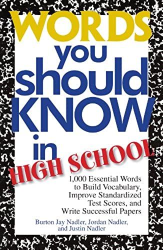 Words You Should Know In High School