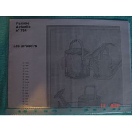 Femme Actuelle N°764 Supplément Grille Point De Croix Les Arrosoirs