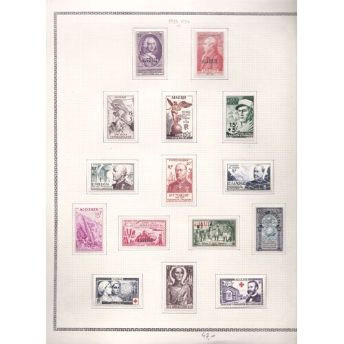 Lot De 15 Timbres Differents D4algerie Entre N° 303 Et N° 318 Neufs *