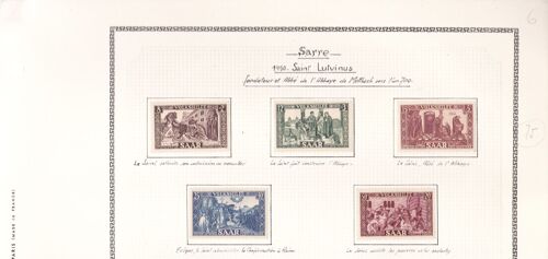 Serie Complete De La Sarre N°S 278/282*
