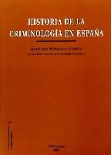 Historia De La Criminología En España, 7
