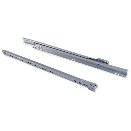 Lot de 5 paires pour tiroir T30 - sortie partielle - gris - L600 mm EMUCA