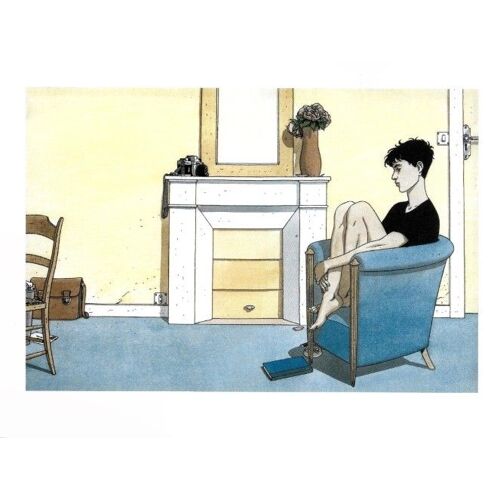 Ex-Libris Le Cahier Bleu / André Juillard (Casterman) 2018