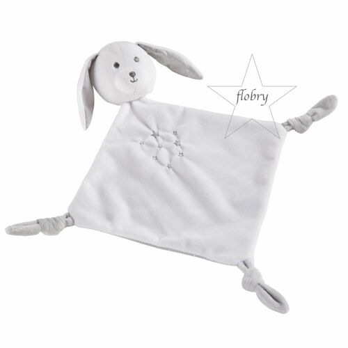 Doudou Mon Petit Lapin Blanc Gris Maison Du Monde Etoiles Lapinou Celeste Mdm Peluche Jouet Bebe Decoration Interieur Chambre Knuffel Security Blanket Baby Bunny