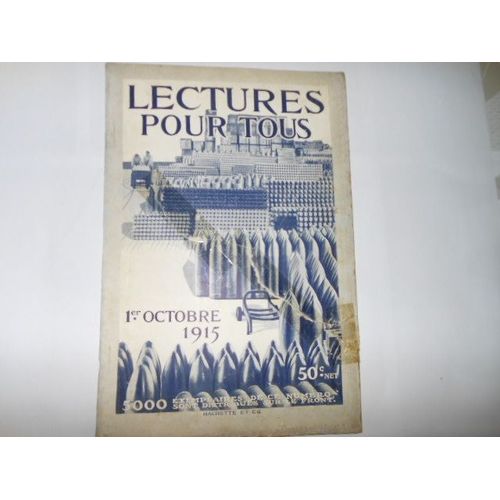 Lecture Pour Tous Du 1er Octobre 1915