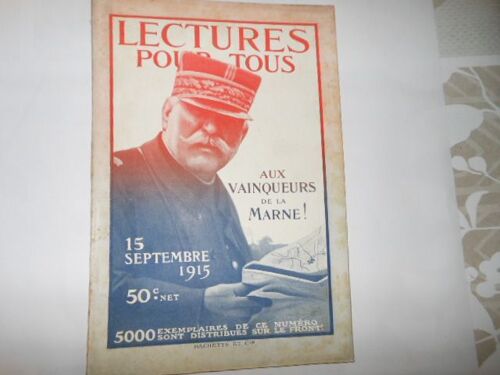 Lecture Pour Tous Du 15 Septembre 1915