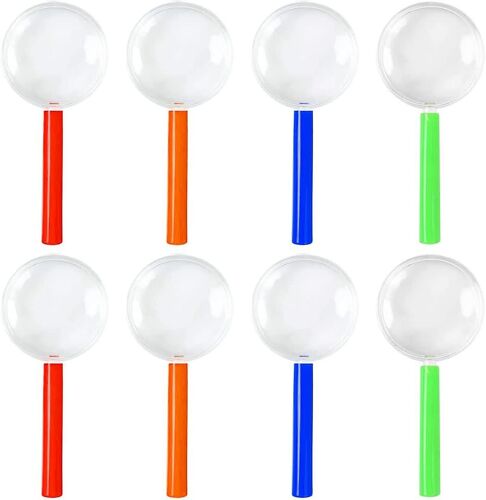 8 Pièces Loupe Enfants Enfants Plastique Loupe Pour Les Aînés
