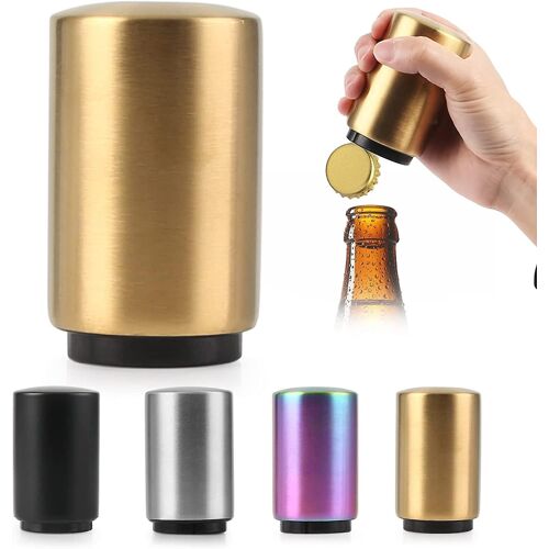 Ouvre-Bouteille Automatique. Ouvre-Bière Magnétique En Acier Inoxydable Ouvre Le Cadeau
