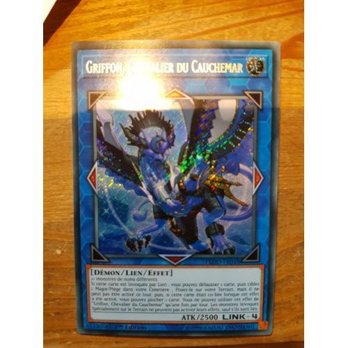 Carte Yu Gi Oh Griffon Chevalier Du Cauchemar En Secret Rare