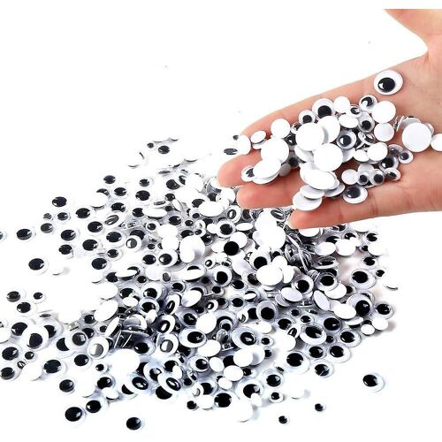 500 Wiggle Eyes Googly Eyes (Tailles Assorties): Bricolage
