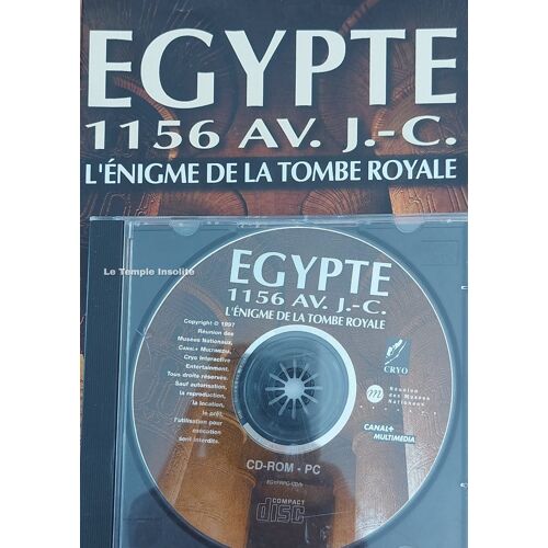 Jeu Pc - Egypte 1156 Av J.C, L'enigme De La Tombe Royale