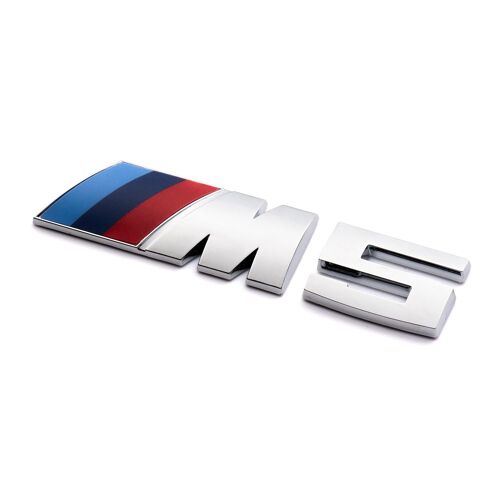 Logo Emblem Pour Bmw M Et Mx Serie Side/Wing(M5 Argent)