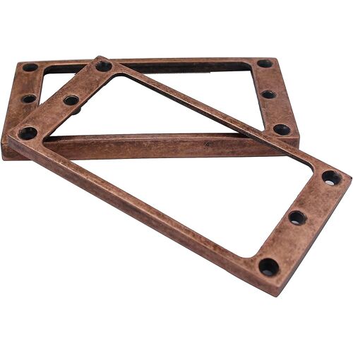 Ensemble D'anneau De Montage De Micro Humbucker En Métal Plat - Cadre De Couverture De Micros À Col De Pont