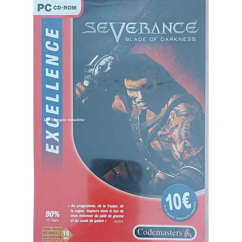 Jeu Pc - Severance, Blade Of Darkness "Excellence"