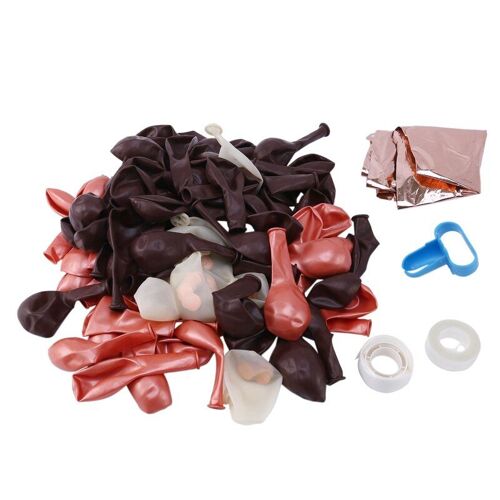 Ballons avec guirlande en arc, couleur or Rose et bordeaux, Kit avec confettis, décoration pour fête prénatale, anniversaire, mariage