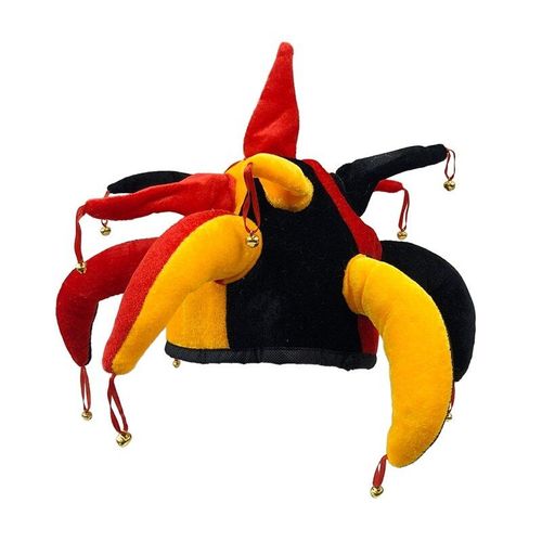 Chapeau De Clown Coloré Pour Fête D'halloween, Avec Petite Cloche, Costume Drôle De Carnaval, Casquette Unisexe Pour Jeu De Football