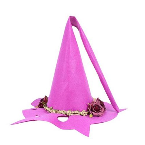 Chapeau De Sorcière En Feutre Pour Fête D'halloween, Bonnet À Pointe De Magicien, Festival De Fantôme De Pâques, Cosplay, Costume