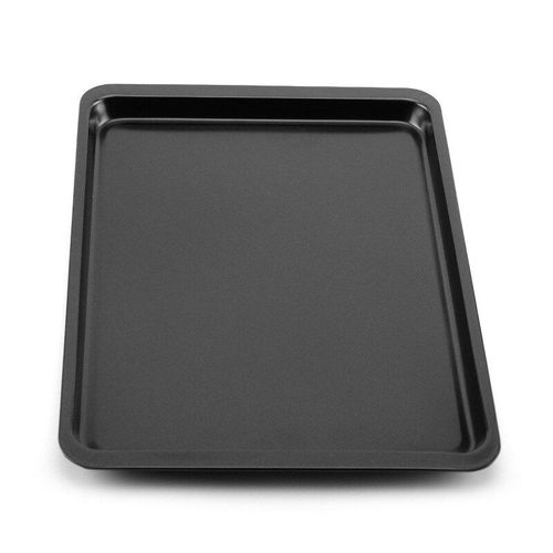 Plateau de cuisson rectangulaire antiadhésif noir, 2 pièces, pour le pain et les gâteaux, plaque de cuisson, four, bricolage, pour la cuisine