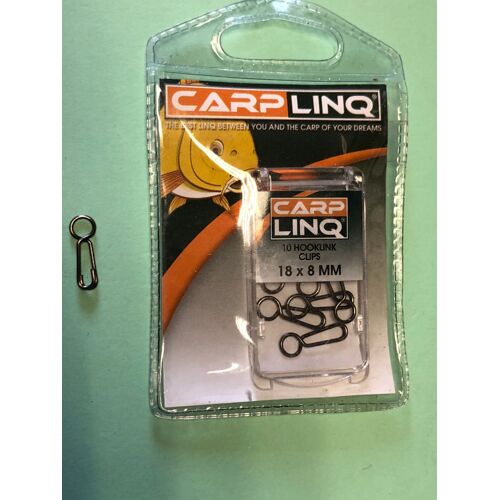50 Hooklink Clips 18 X 8 Carplinq Agrafe Avec Clip Peche Carpe