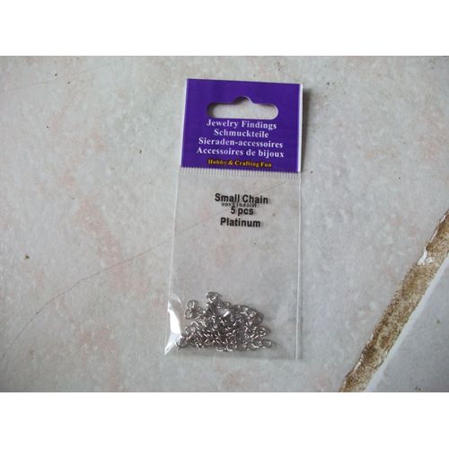 Lot De 5 Rallonges Argenté Pour Collier/Bracelet