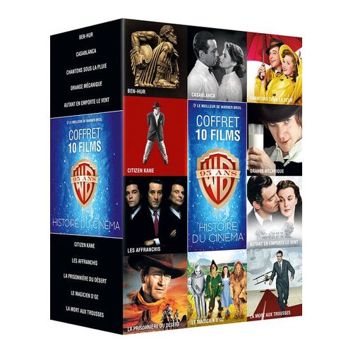 Collection De 10 Films De L'histoire Du Cinéma Warner - Pack