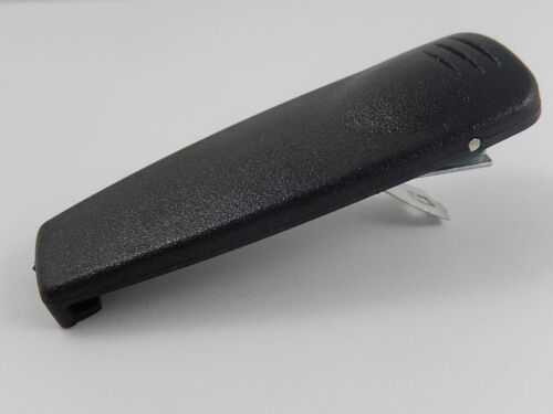 vhbw Clip à ceinture compatible avec Motorola GP329, GP338, GP339, GP340, GP360 appareil radio - plastique, noir