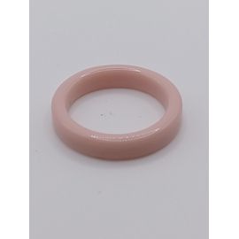 Bague En Résine ,Rose,Taille 17.83 Mm