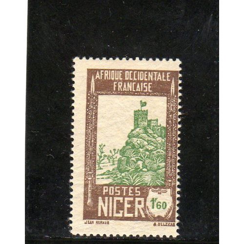 Timbre-Poste Du Niger (Forteresse De Zinder)