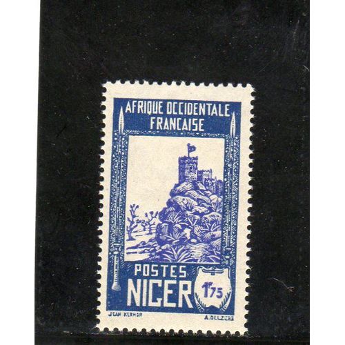 Timbre-Poste Du Niger (Forteresse De Zinder)