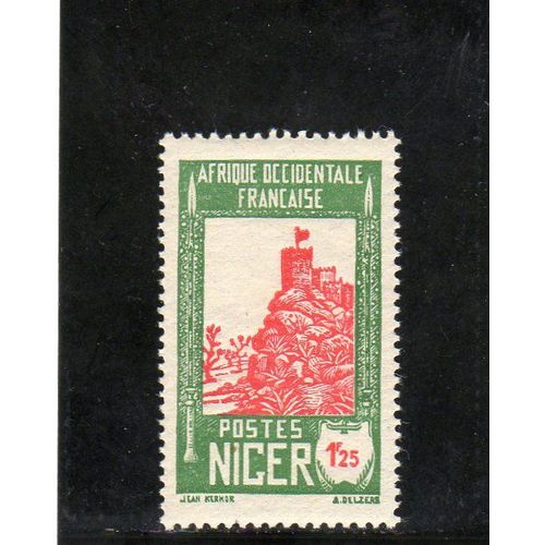 Timbre-Poste Du Niger (Forteresse De Zinder)